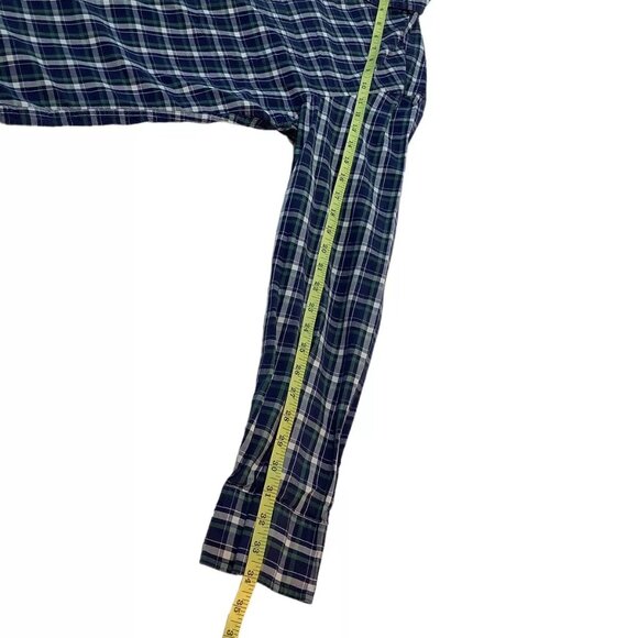 J. Crew Shirtings Washed Tartan Plaid Button Down Long Sleeve Shirt Mens Size M - Picture 3 of 10